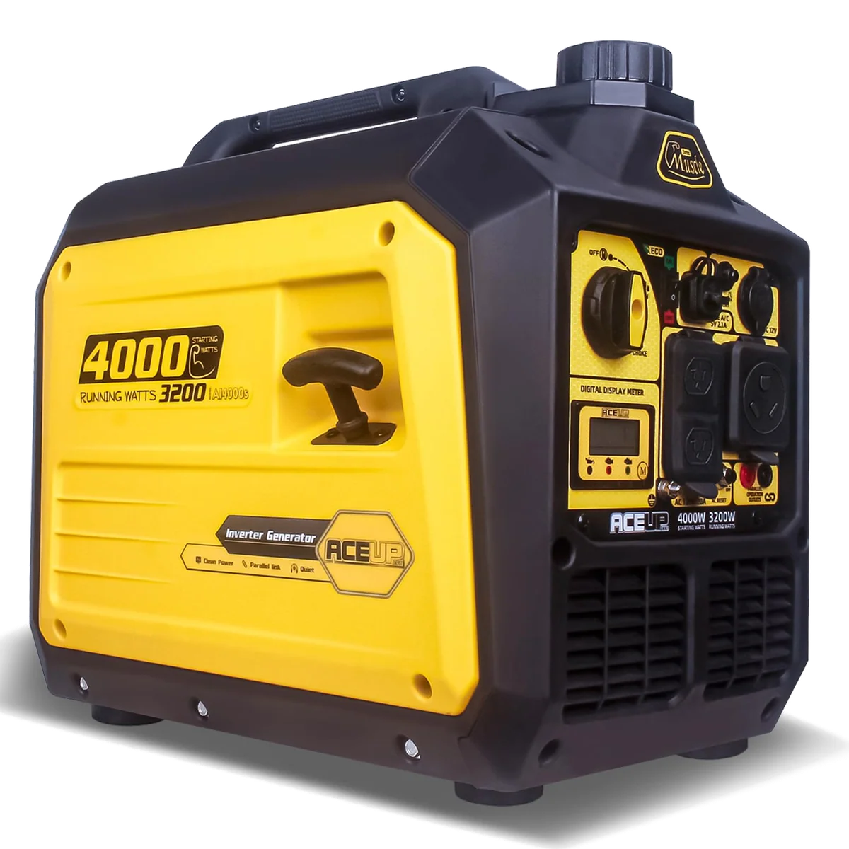 Aceup Energy 4000 Watt Portable Inverter Generator 149cc, Gas Quiet Generator for Home, RV-Ready, EPA Compliant